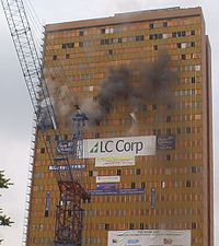 Pożar Poltegoru w 2007 roku był zaplanowaną akcją szkoleniową służb ratowniczych